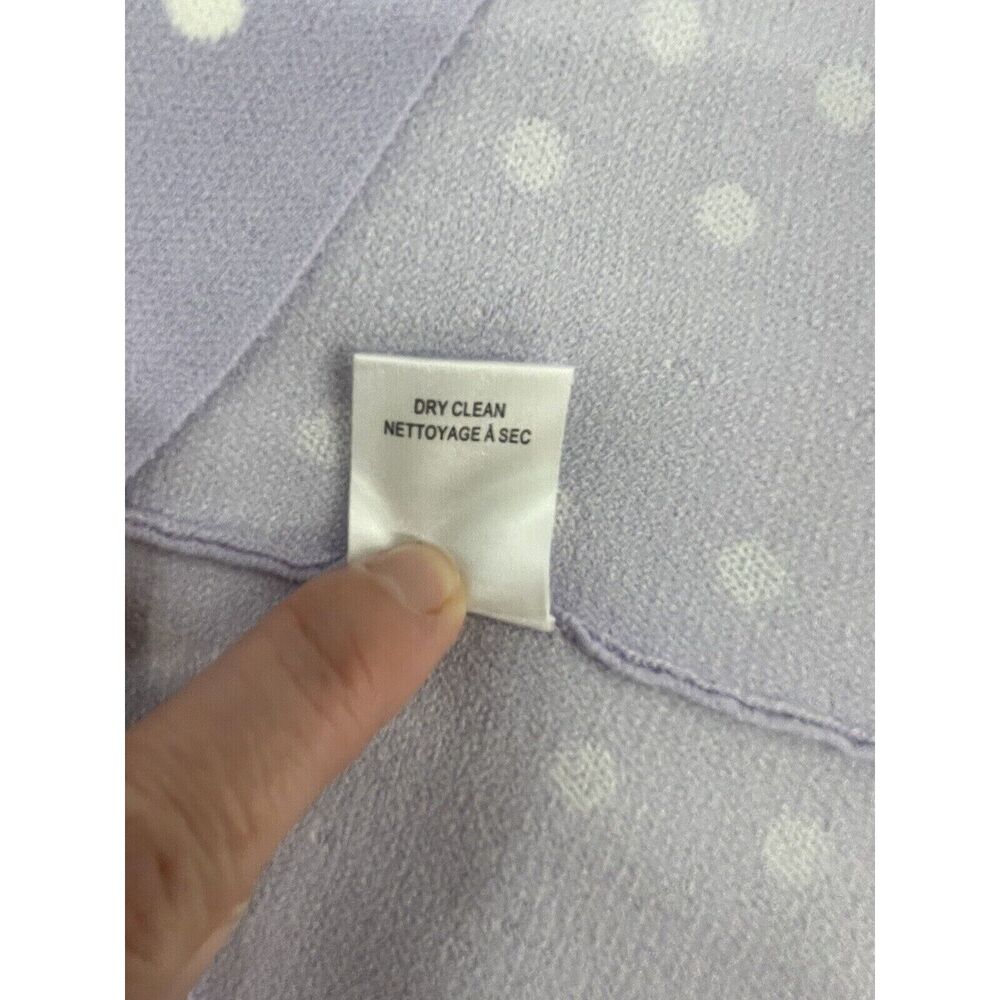 Ronny Kobo Shila Dress Womens Size S Lavender Polka Dots Mini Fit Flare Halter - Picture 8 of 11